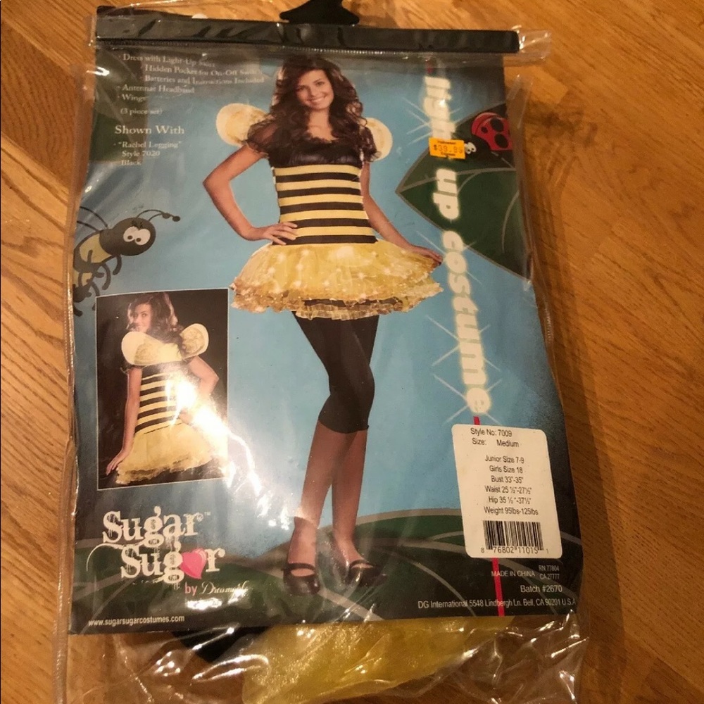 LIL' BEE HALLOWEEN COSTUME JUNIORS MEDIUM M